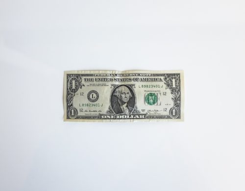 a dollar bill